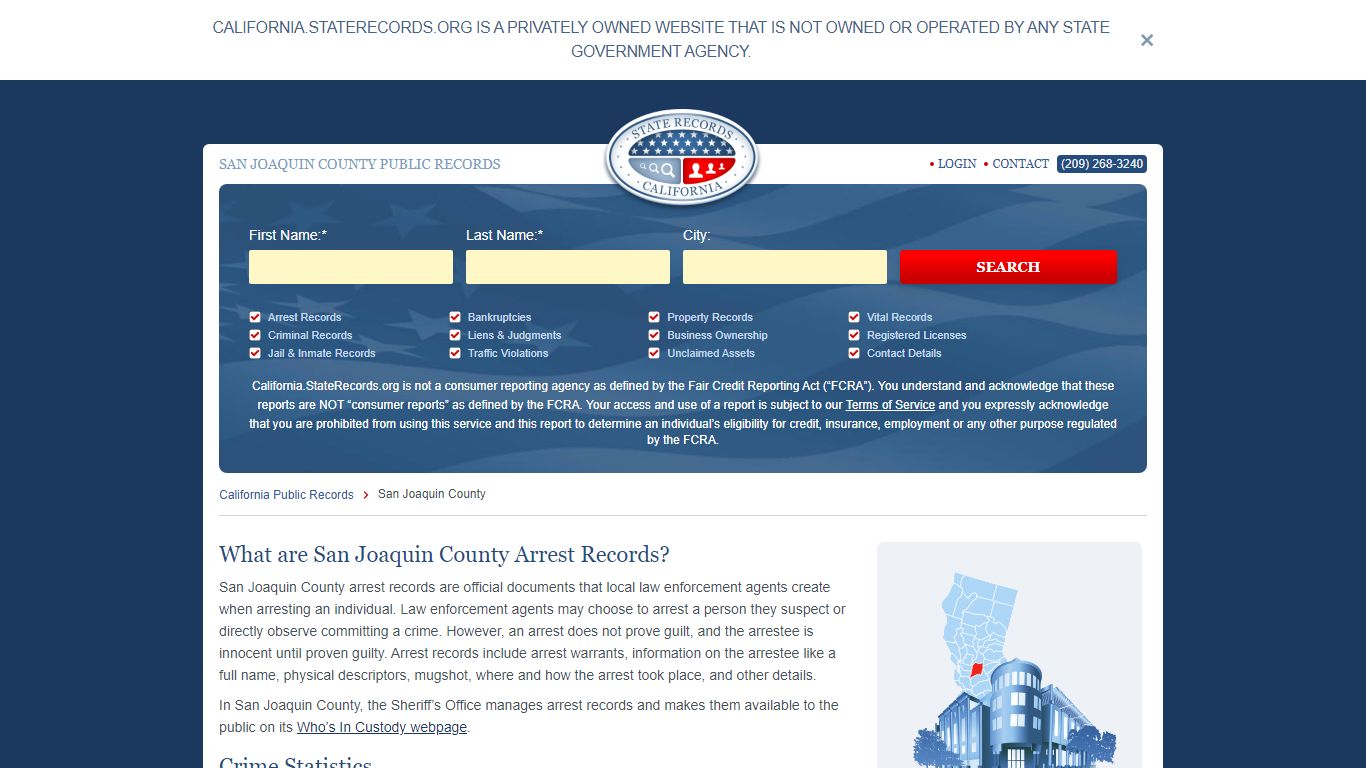 SAN JOAQUIN COUNTY PUBLIC RECORDS - StateRecords.org